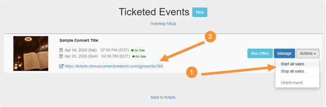 Start-Ticket-Sales