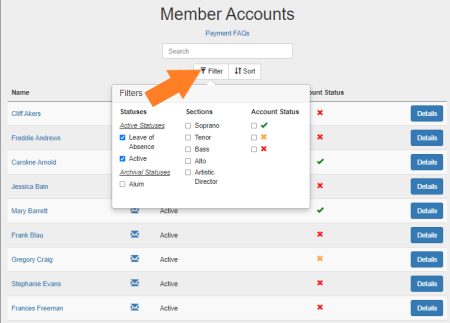 member-account-filters